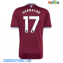 Camisa de time de futebol Aston Villa Alejandro Garnacho #17 Replicas 1º Equipamento 2026-27 Manga Curta